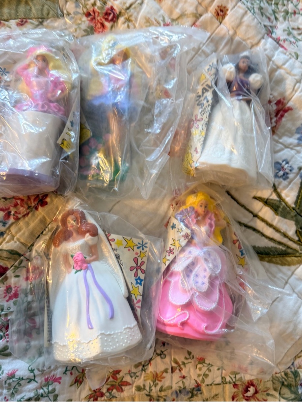 Barbie 1991 Fast Food Premium Toy Set Lot of 5 Sealed Collectibles - Picture 2 of 2